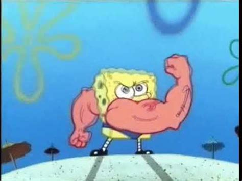 spongebob flexing|spongebob flexing legs.